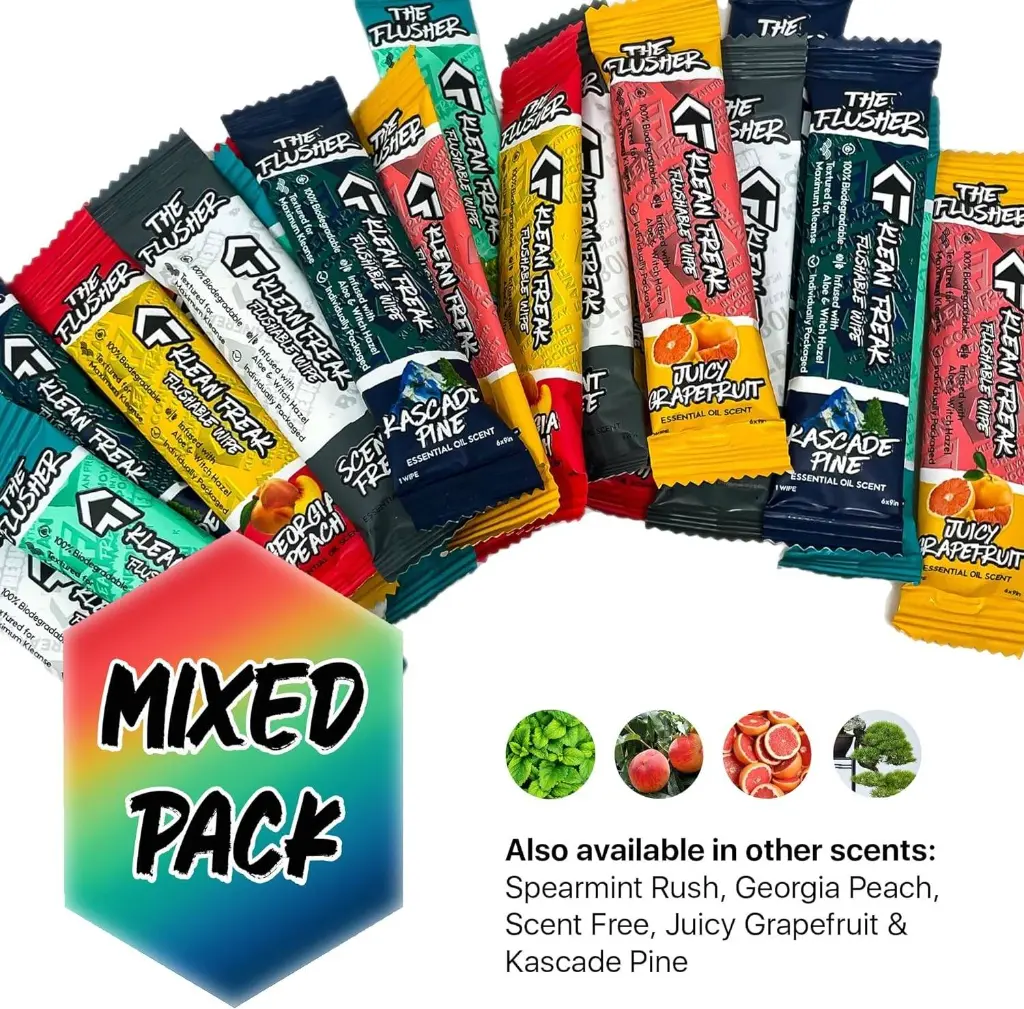 Klean Freak 20 Toilet Wipes Pack Mixed 1