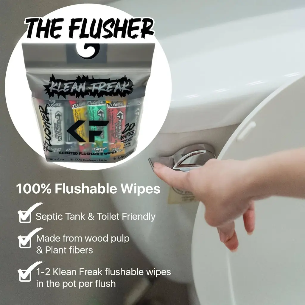Klean Freak 20 Toilet Wipes Pack Mixed 4
