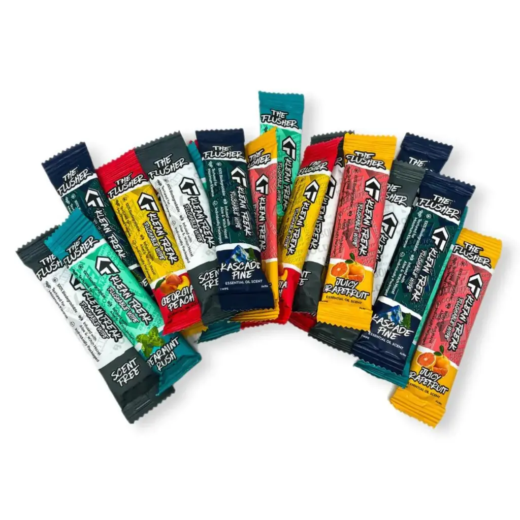 Klean Freak 20 Toilet Wipes Pack Mixed 5