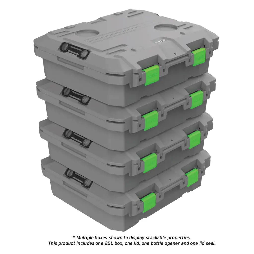 TRED | 50-40 STORAGE BOX 25L SHALLOW - DESERT SAND