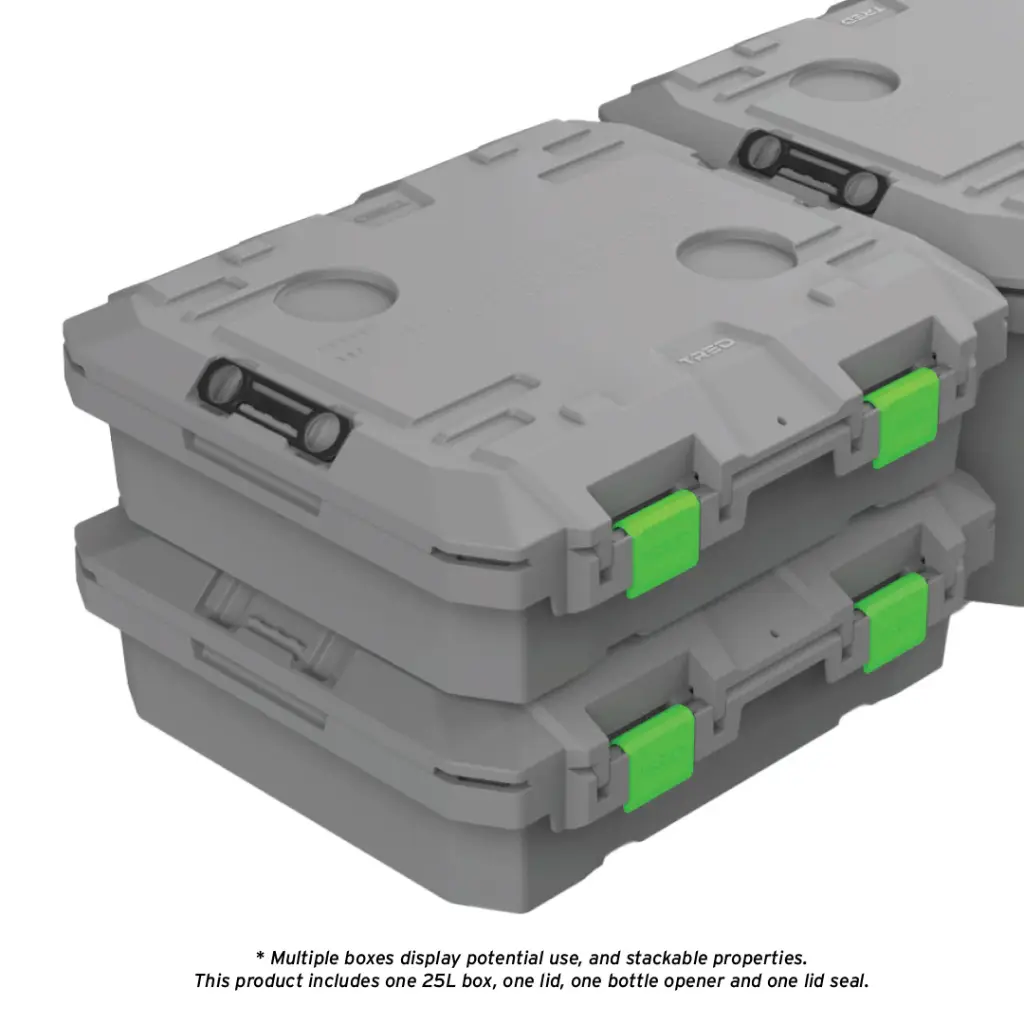 TRED | 50-40 STORAGE BOX 25L SHALLOW - DESERT SAND