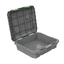 TRED | 50-40 STORAGE BOX 25L SHALLOW - GREY W/ GREEN