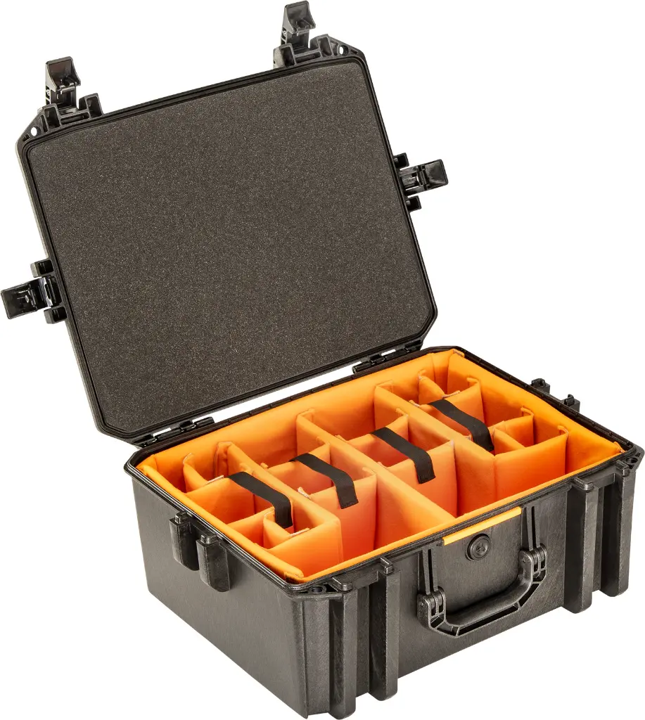 V550 Vault Equipment Cases black- with padded dividers
