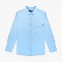 AFTCO Palomar LS Vented Fishing Shirt - Airy Blue 1.webp