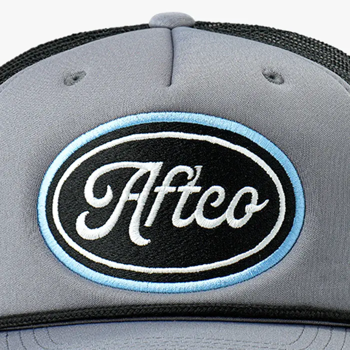 AFTCO Powerboat Trucker Hat - Dark Gray 2.webp