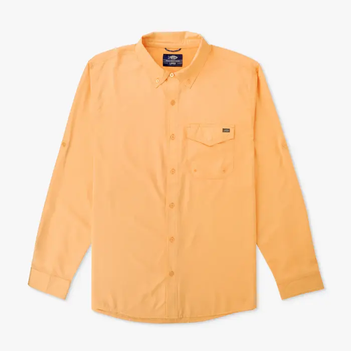 AFTCO Palomar LS Vented Fishing Shirt - Sea Sponge 1.webp
