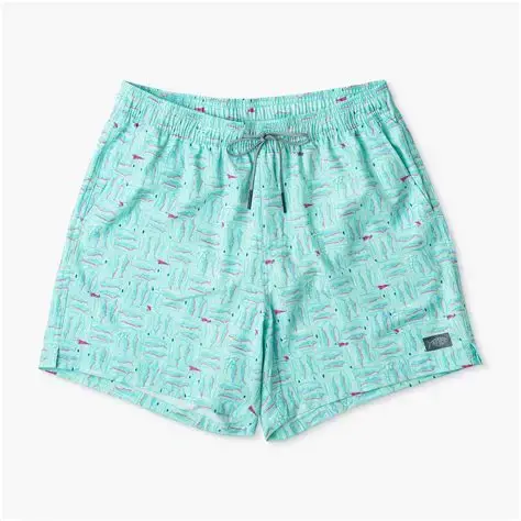 AFTCO Strike Swim Shorts Printed - Shoreline Blue.webp