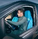 Waterproof Car Seat Cover - Cyan 4