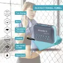 EVA Antibacterial Microfiber Travel Towel - size S 40x80 cm 3.webp