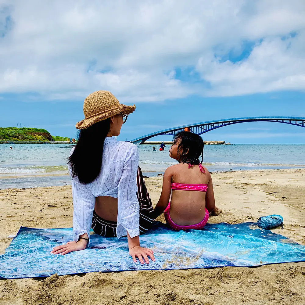 Ocean Series Microfiber Beach Towel - size 80x160cm 6.webp