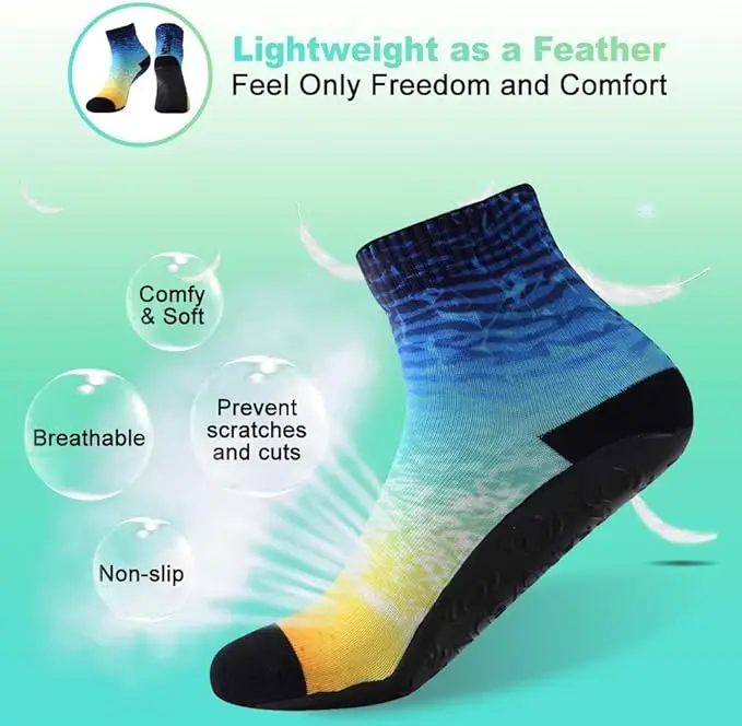 RANDY SUN Quick Dry Beach Socks - NON SLIP SSX0002
