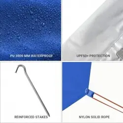 KingCamp Outdoors Sunshade Tent UPF50+ size 5x3m 5.webp