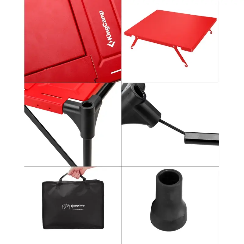 KingCamp ULTRALIGHT GRILLING TABLE - Red4
