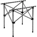 FUNDANGO ALUMINUM FOLDING TABLE M 54X51X49.5CM - BLACK/GREY 3