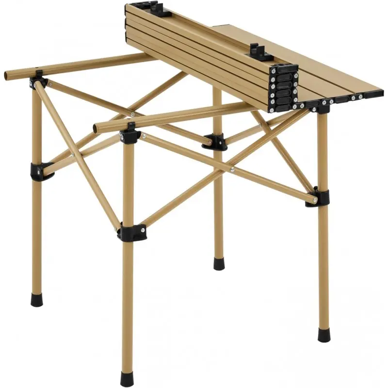 FUNDANGO Aluminum Folding Table M 54x51x49.5cm - KHAKI 2