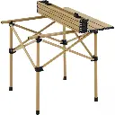 FUNDANGO Aluminum Folding Table M 54x51x49.5cm - KHAKI 2