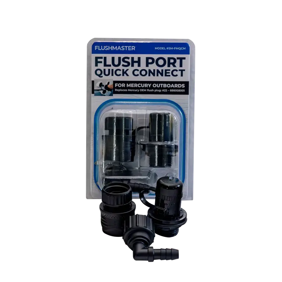 Flush port Quick connect Mercury 1