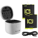 TELESIN All in 1 Charger + 2 Batteries for GoPro 9/10/11