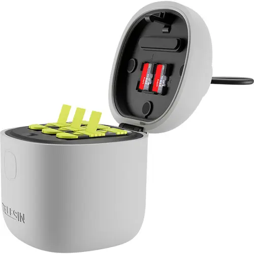 TELESIN All in 1 Charger + 2 Batteries for GoPro 9/10/11