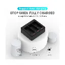 TELESIN 3 Slots Charger with 2 Batteries for GoPro 91011 4