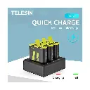 TELESIN 3 Slots Charger with 2 Batteries for GoPro 91011 5