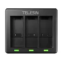 TELESIN 3 Slots Charger with 2 Batteries for GoPro 91011 1