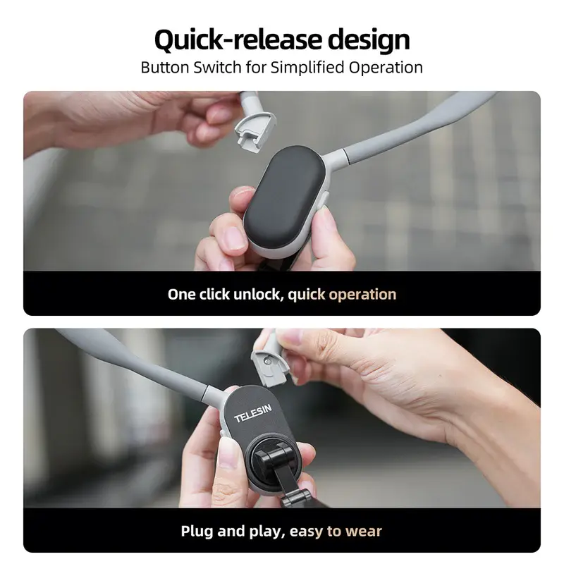 TELESIN Magnetic Neck Mount For Phones 10