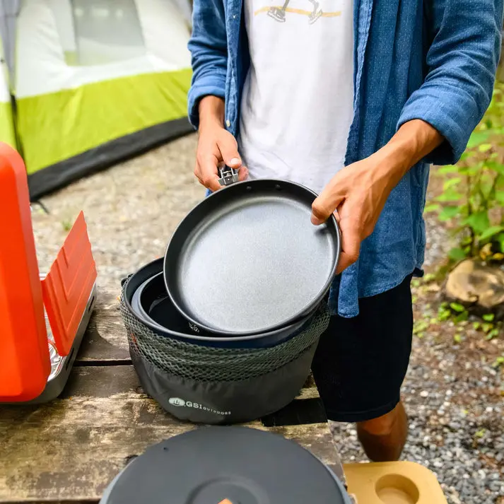 GSI Outdoors Bugaboo Ceramic Base Camper, Camp Cookset Large 5