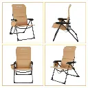 KingCamp DAPHEN C20 Adjustable High Back Camping Chairs KC2217 - KHAKI 2