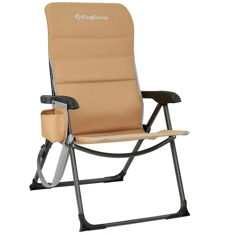 KingCamp DAPHEN C20 Adjustable High Back Camping Chairs KC2217 - KHAKI 1