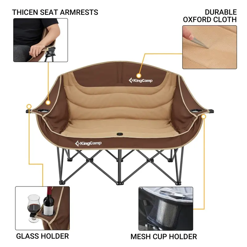 kingcamp-double-seat-chair-khakicoffee-kc2219  1