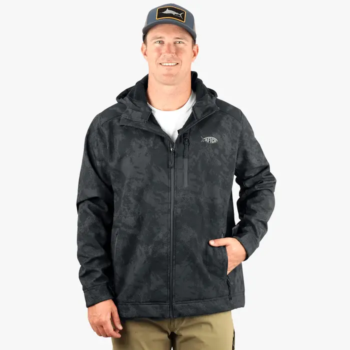 AFTCO Reaper Tactical Softshell JKT - Black Storm Camo 2.webp