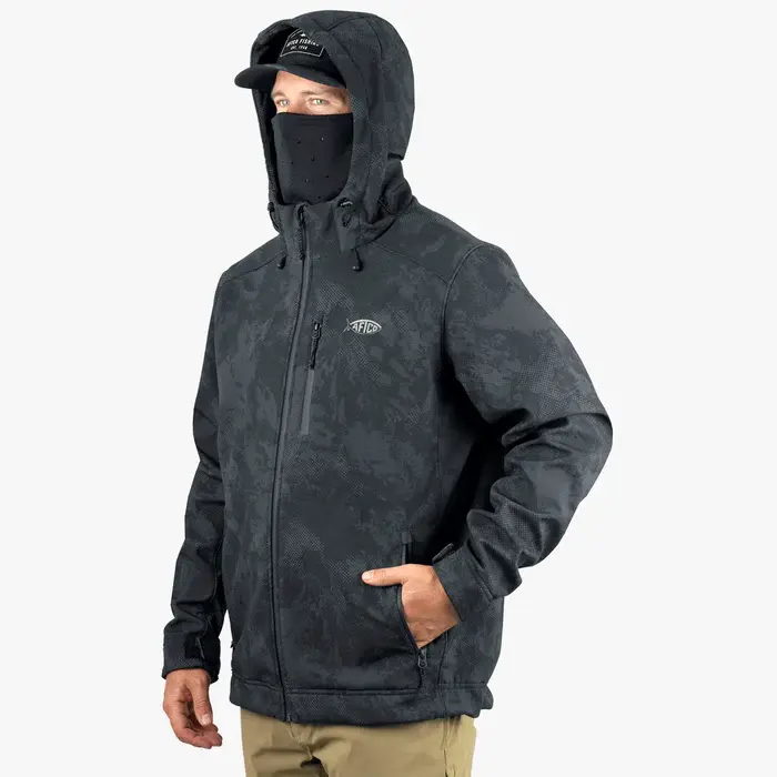 AFTCO Reaper Tactical Softshell JKT - Black Storm Camo 3.webp