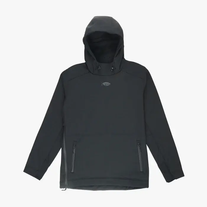 AFTCO Reaper Windproof Pullover Softshell - Black 1.webp