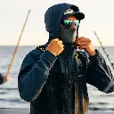 AFTCO Reaper Windproof ZIP UP Jacket - Black 5.webp