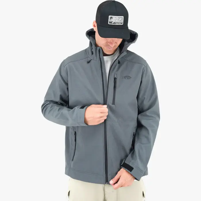 AFTCO Reaper Windproof ZIP UP Jacket - Charcoal 2.webp
