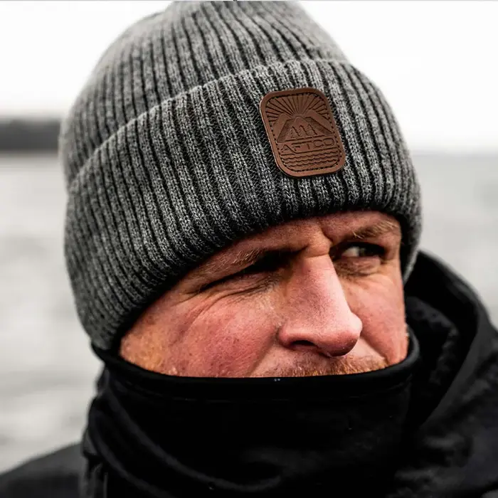 AFTCO Summit Beanie - Charcoal Heather 5.webp
