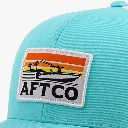AFTCO Escape Trucker Hat - Aqua 3.webp