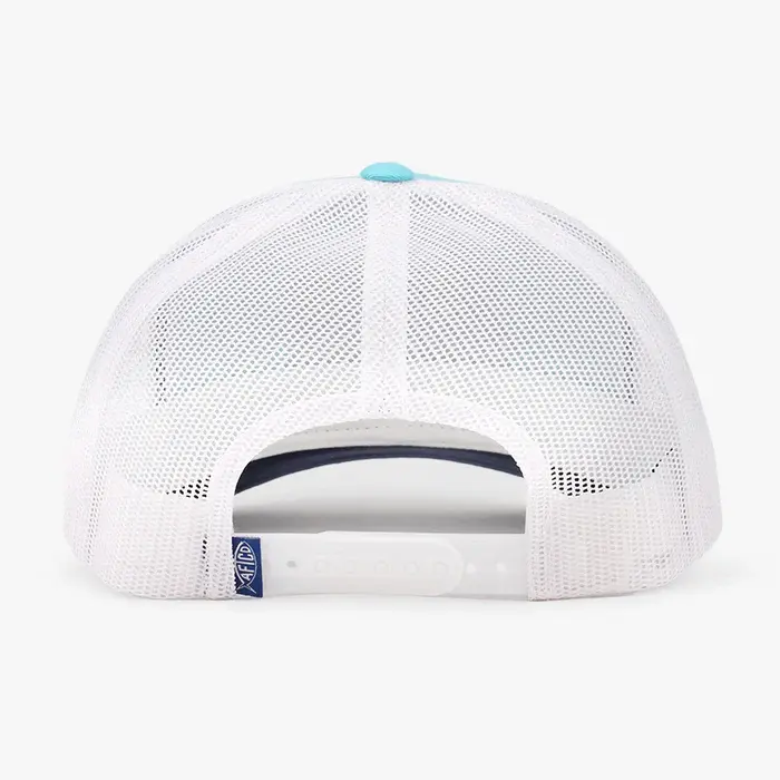 AFTCO Escape Trucker Hat - Aqua 5.webp