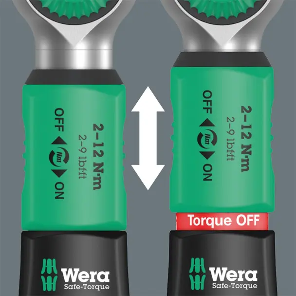 Wera Safe-Torque A 1 set 1, 14square head drive,2-12 Nm,10 pieces 7