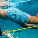 AFTCO Strike Swim Shorts - Air Force Blue 6.webp