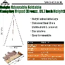 Campingmoon Fire Stand with Carrying Bag - Bronze 6.webp