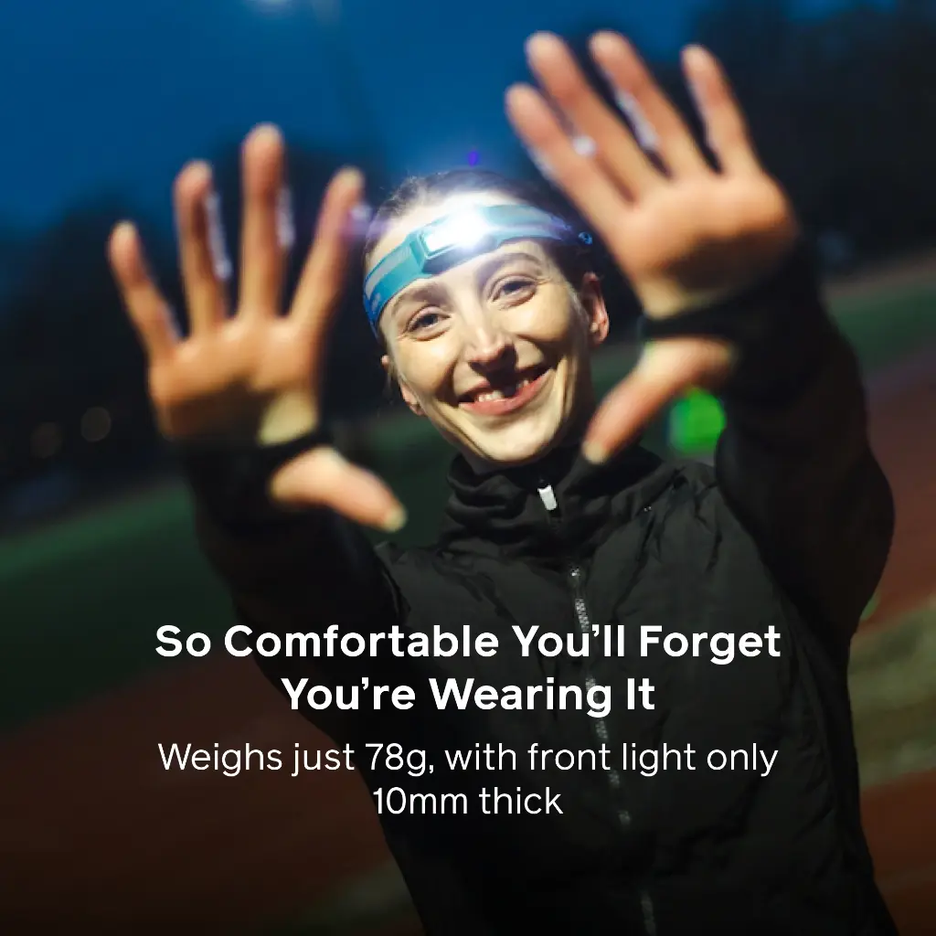 Dash 450 Rechargeable Headlamp - Teal 7.webp