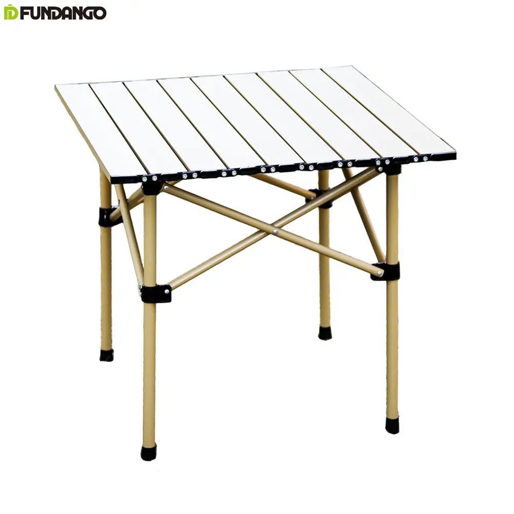 FUNDANGO Aluminum Folding Table M 54x51x49.5cm - KHAKI 1