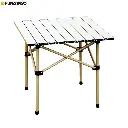 FUNDANGO Aluminum Folding Table M 54x51x49.5cm - KHAKI 1