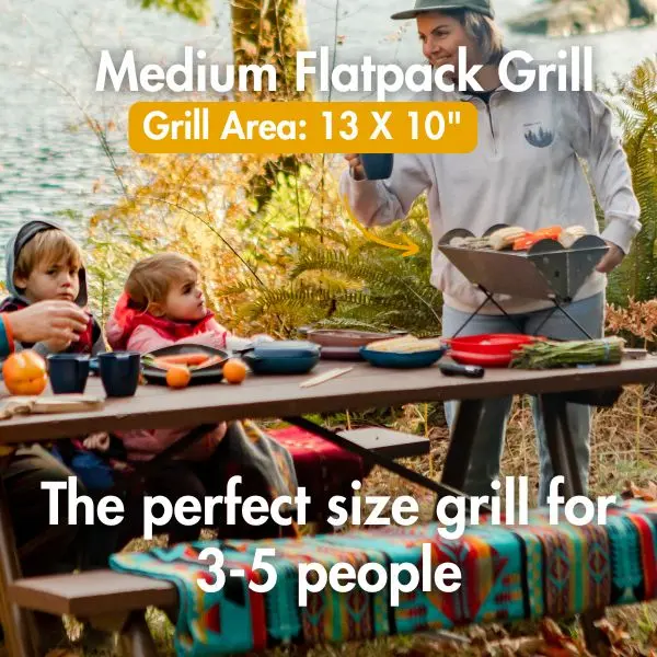 Flatpack Portable Stainless Grill & Firepit  2.webp