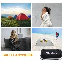KingCamp Multipurpose raincoat / blanket - BLACK KP2101 9
