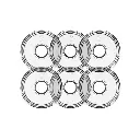 KC HILITES  CYCLONE V2 LENS REPLACEMENT EA  CLEAR 1
