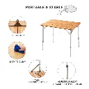 KingCamp BAMBOO FLODABLE TABLE 100X65 cm KC2016 4