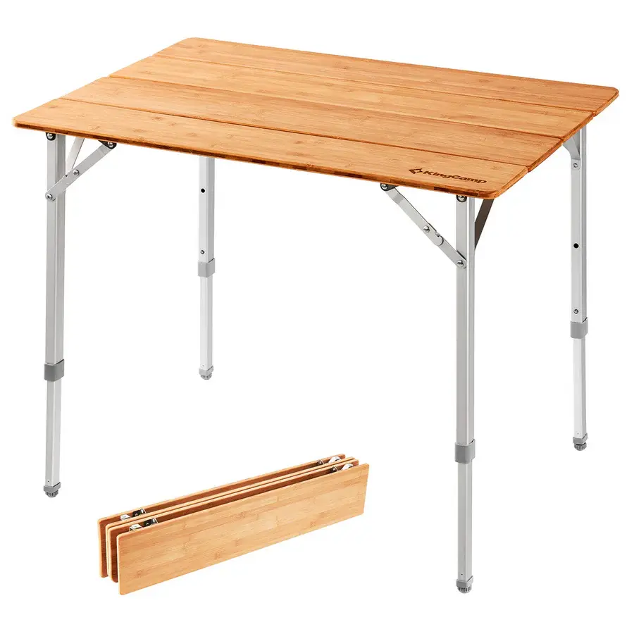 KingCamp BAMBOO FLODABLE TABLE 100X65 cm KC2016 2